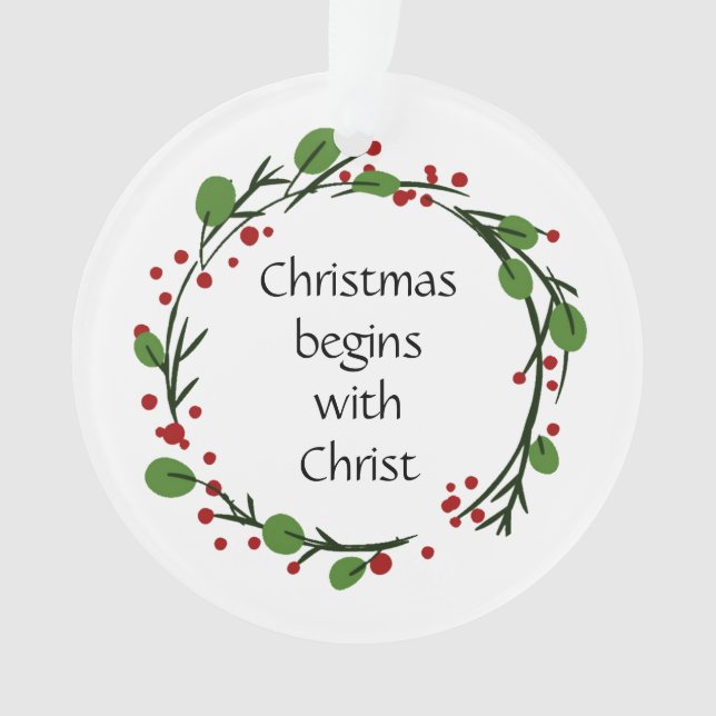 Adorno Navidades cristianos Escritura Pegatina de guiones (Anverso)