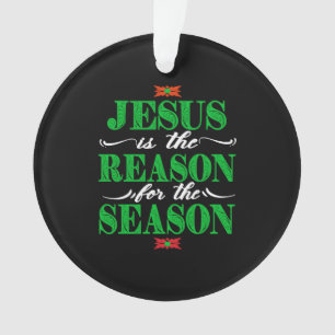 Adorno Navidades Cristianos Regalos Jesús Es La Razón De