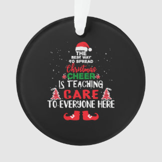 Adorno Navidades cuidan a profesores, profesores divertid