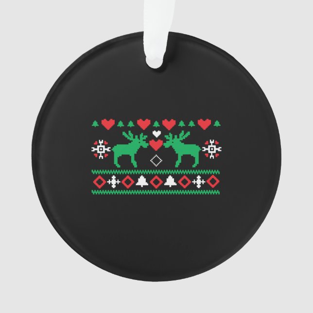 Adorno Navidades de amor feos (Anverso)