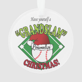 Adorno Navidades de béisbol de Grand Slam ⚾