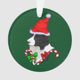 Adorno Navidades de Border Collie
