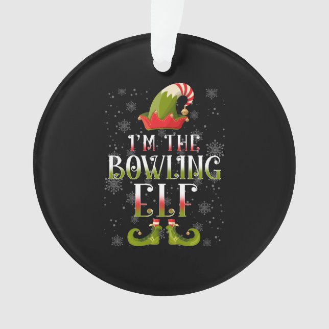 Adorno Navidades de Bowling Elf (Anverso)