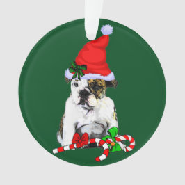 Adorno Navidades de Bulldog de Inglaterra