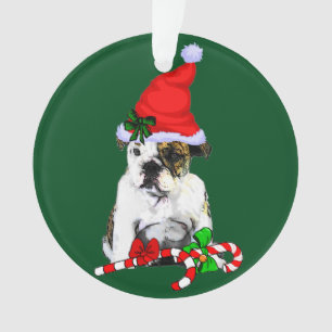 Adorno Navidades de Bulldog de Inglaterra