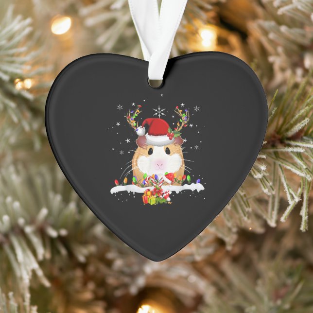 Adorno Navidades de cerdo guineanos Navidades renos (Árbol)