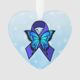 Adorno Navidades de Cinta de Fatiga Crónica y Mariposa