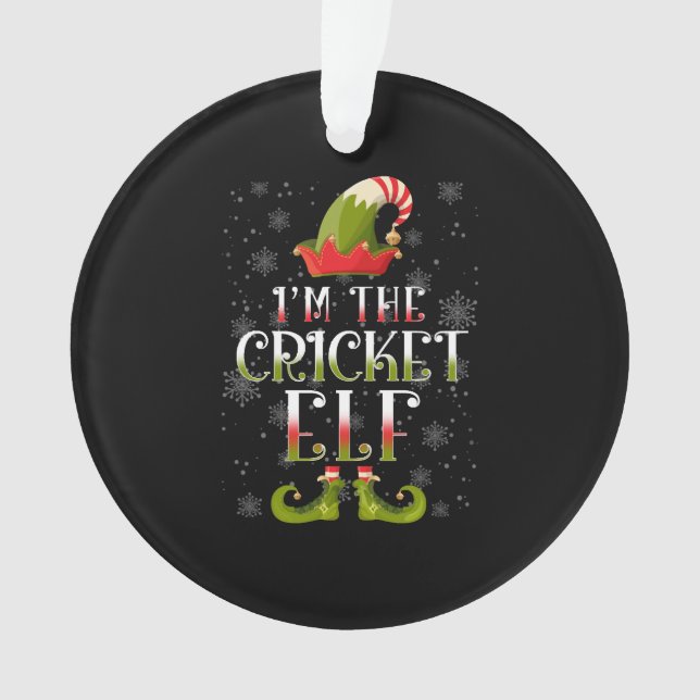 Adorno Navidades de cricket Elf (Anverso)