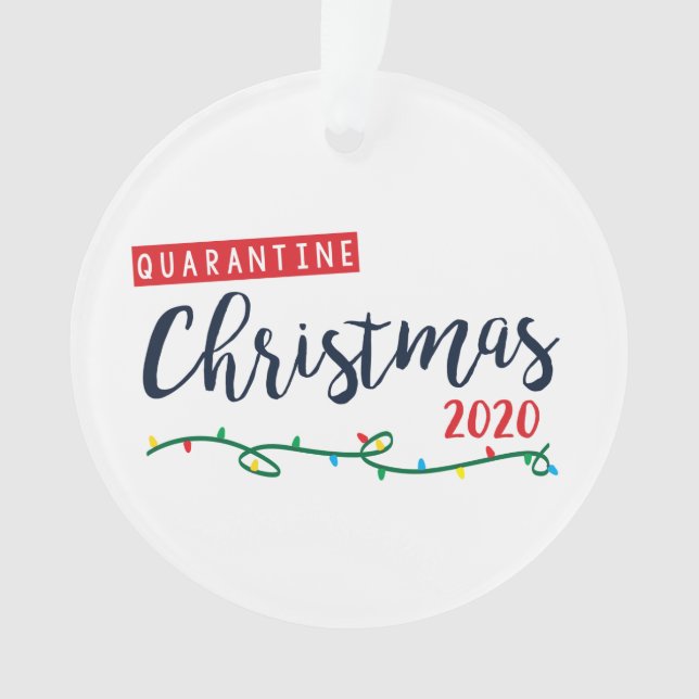 Adorno Navidades de cuarentena 2020 (Anverso)