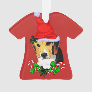Adorno Navidades de Cute Beagle Puppy