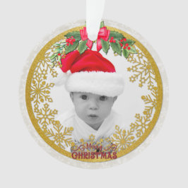 Adorno Navidades de estadísticas de recién nacido, anunci