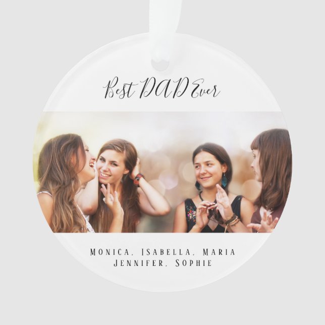 Adorno Navidades de foto de padres (Anverso)