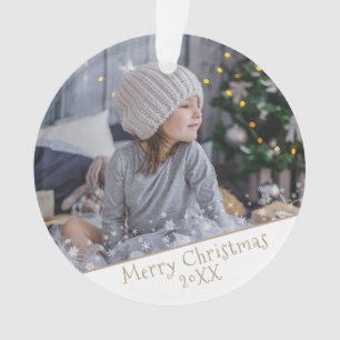 Adorno Navidades de fotografía personalizado Holiday Keep