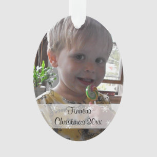 Adorno Navidades de fotografía personalizados