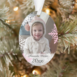 Adorno Navidades de fotos de niños personalizados Keepsak