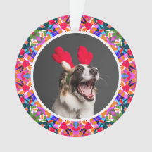 Navidades de fotos personalizados Perro Mamá Mamá 