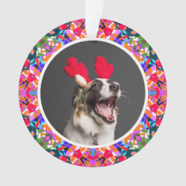 Adorno Navidades de fotos personalizados Perro Mamá Mamá
