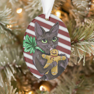 Adorno Navidades de Gingerbread Cookie Kitty
