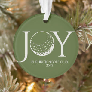 Adorno Navidades de Golf Joy & Peace