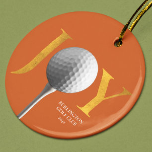 Adorno Navidades de Golf Joy & Peace