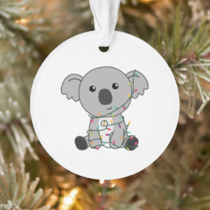 Adorno Navidades de Koala Nieve Animales De Invierno Koal