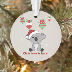 Adorno Navidades de Koala Nieve Animales De Invierno Koal