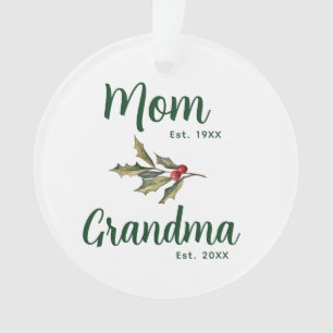 Adorno Navidades de la abuela de la familia navideña Keep