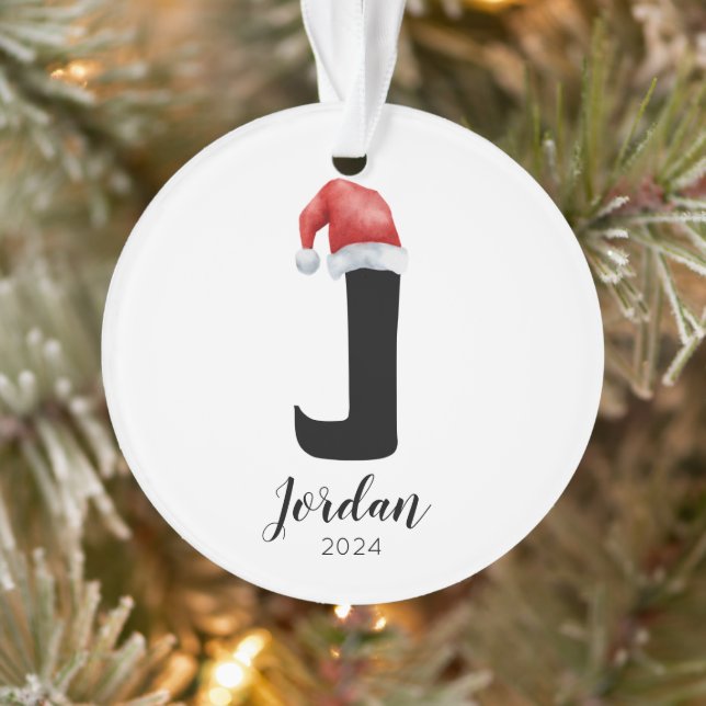 Adorno Navidades de la carta de Personalizable simple de  (Árbol)