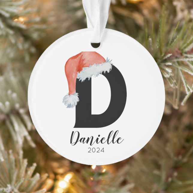 Adorno Navidades de la carta de Personalizable simple de  (Árbol)