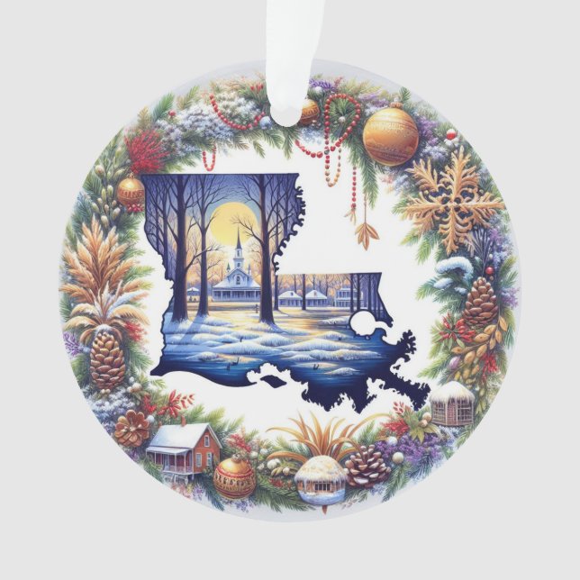 Adorno Navidades de Luisiana (Anverso)