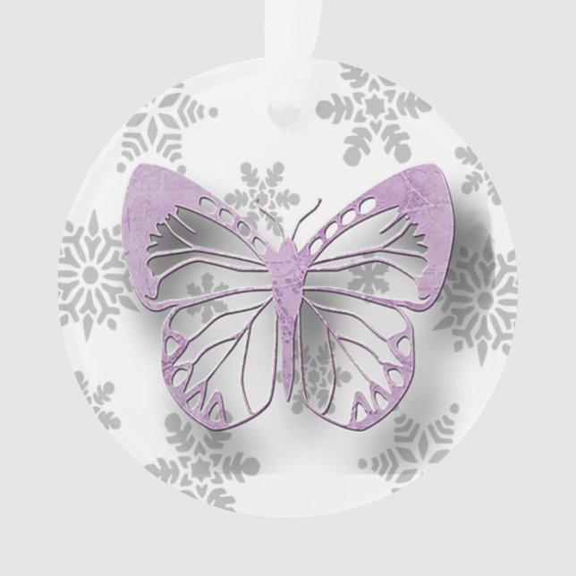 Adorno Navidades de mensajes personales de mariposa Keeps (Anverso)