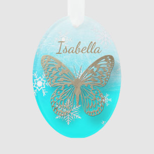 Adorno Navidades de mensajes personales de mariposa Keeps