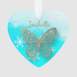Adorno Navidades de mensajes personales de mariposa Keeps
