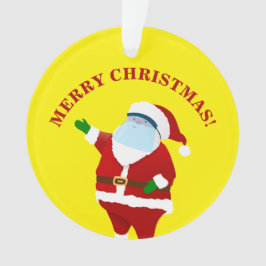 Adorno Navidades de Merry Covid
