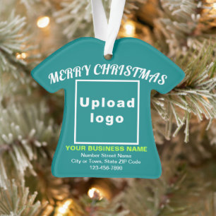 Adorno Navidades de negocios Forma de Camisa Verde Verde 