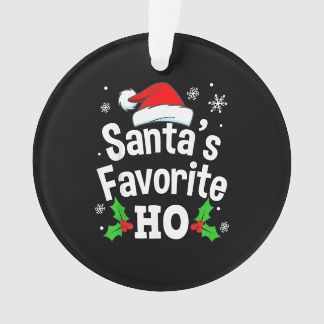 Adorno Navidades de Pajama de Adultos Ricos (Anverso)