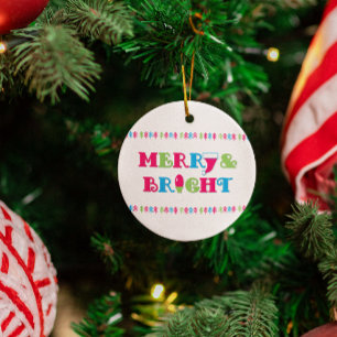 Adorno Navidades de pasteles calientes merry y luminosos