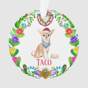 Adorno Navidades de perro de Chihuahua