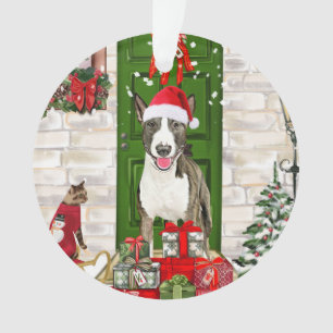 Adorno Navidades de Perros de Bull Terrier