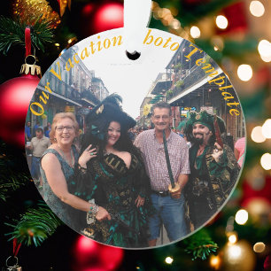 Adorno Navidades de personalización de la memoria de vaca
