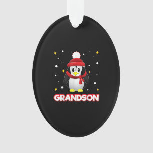 Adorno Navidades de Pingüino Abuelo Familia Matando Navid
