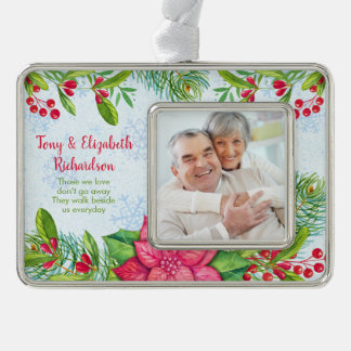 Adorno Navidades de plantillas de fotos conmemorativas de