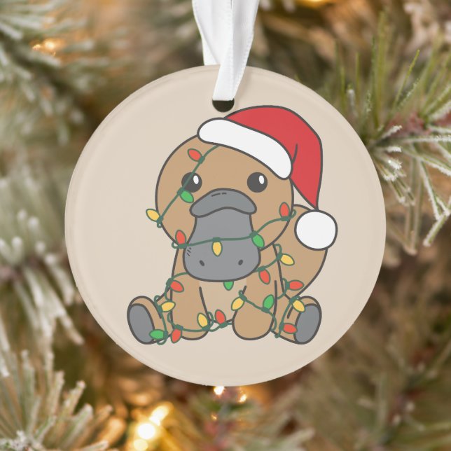 Adorno Navidades de Platypus Animales de Invierno Holiday (Árbol)