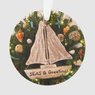 Adorno Navidades de playa del litoral tropical SEAS & Gre