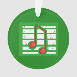 Adorno Navidades de profesores de música, notas sobre el