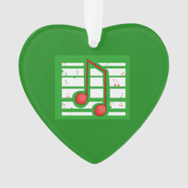 Adorno Navidades de profesores de música, notas sobre el