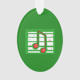 Adorno Navidades de profesores de música, notas sobre el