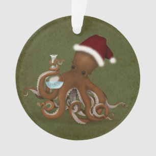 Adorno Navidades de química Octopus Steampunk Ciencia