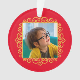 Adorno Navidades de regalo personalizados con foto de mar