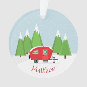 Adorno Navidades de Retro Camper